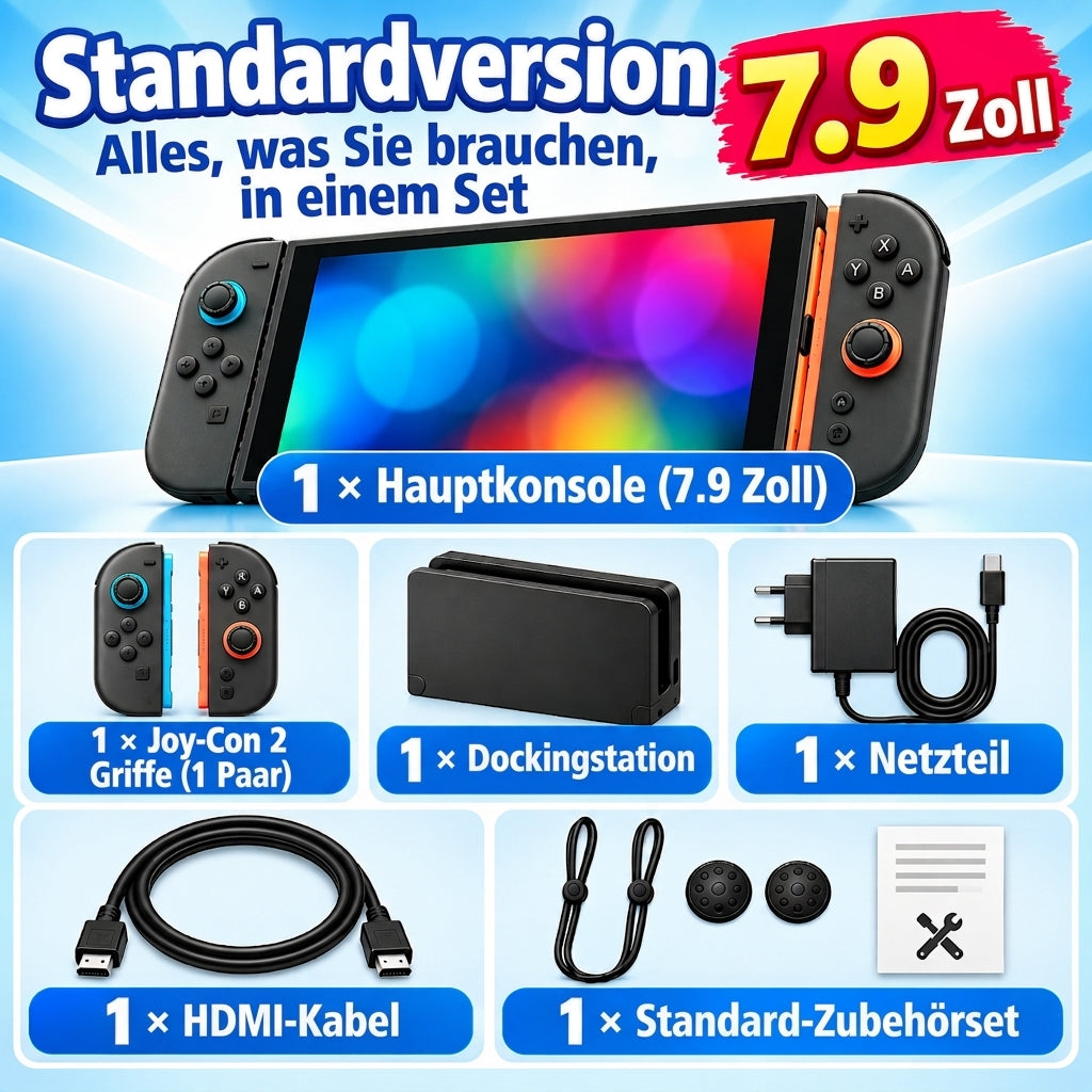 Tragbare Spielekonsole für die ganze Familie