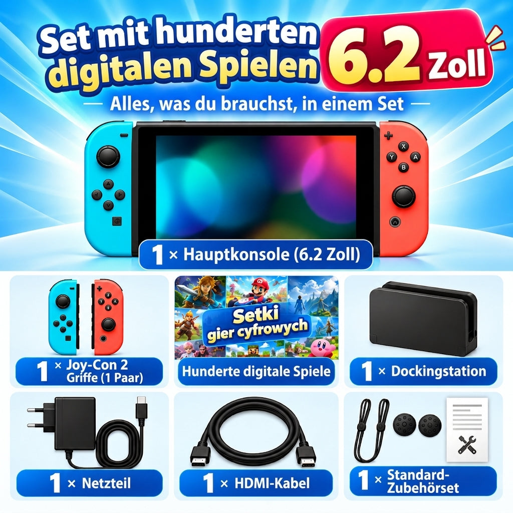 Tragbare Spielekonsole für die ganze Familie