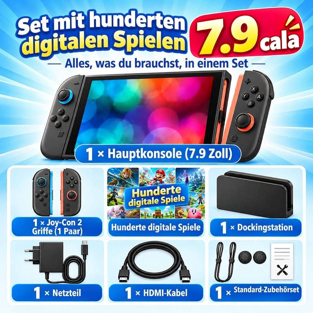 Tragbare Spielekonsole für die ganze Familie
