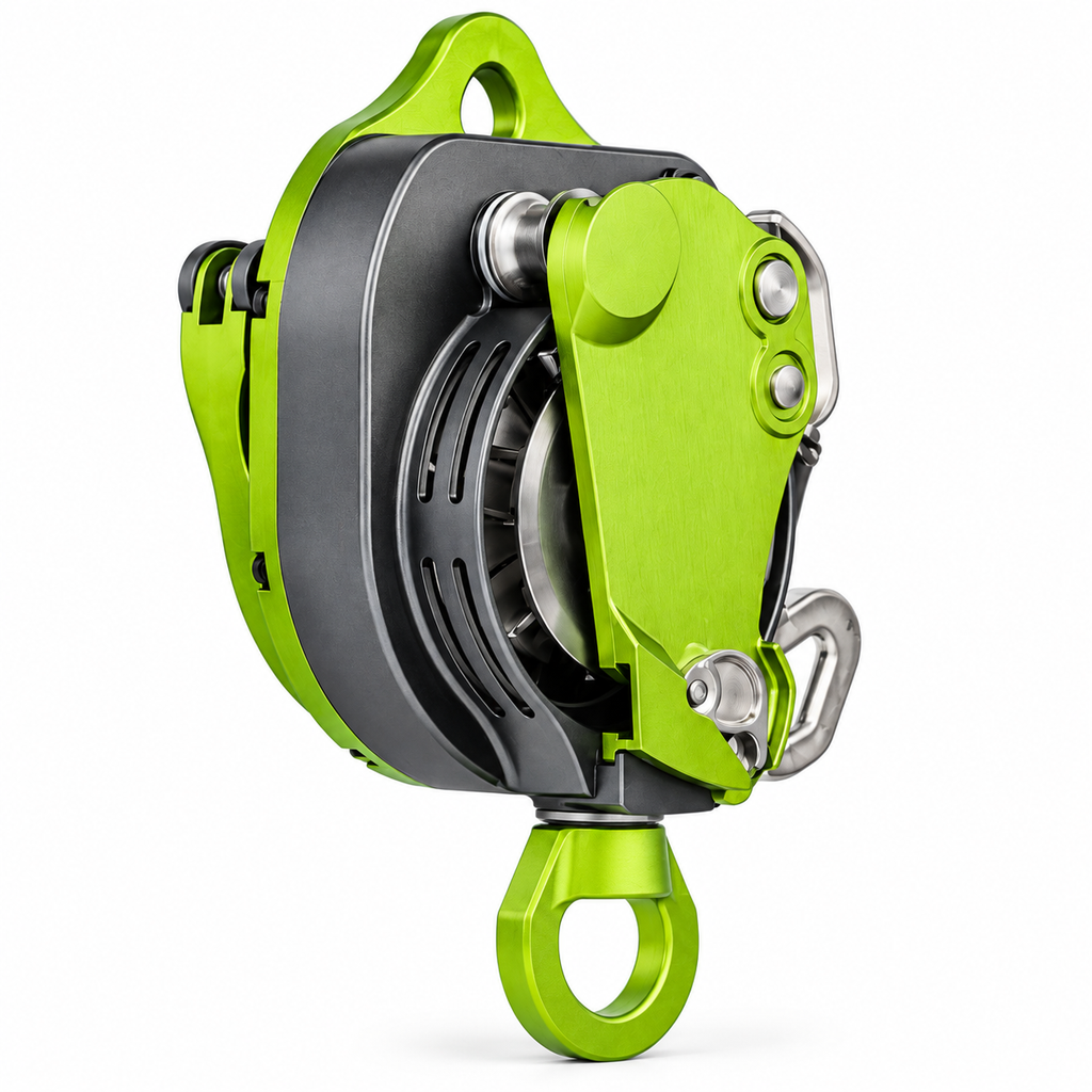 Elektrischer Seil-Ascender mit Abseilgerät – Power-Ascender-Set für Höhenarbeiten