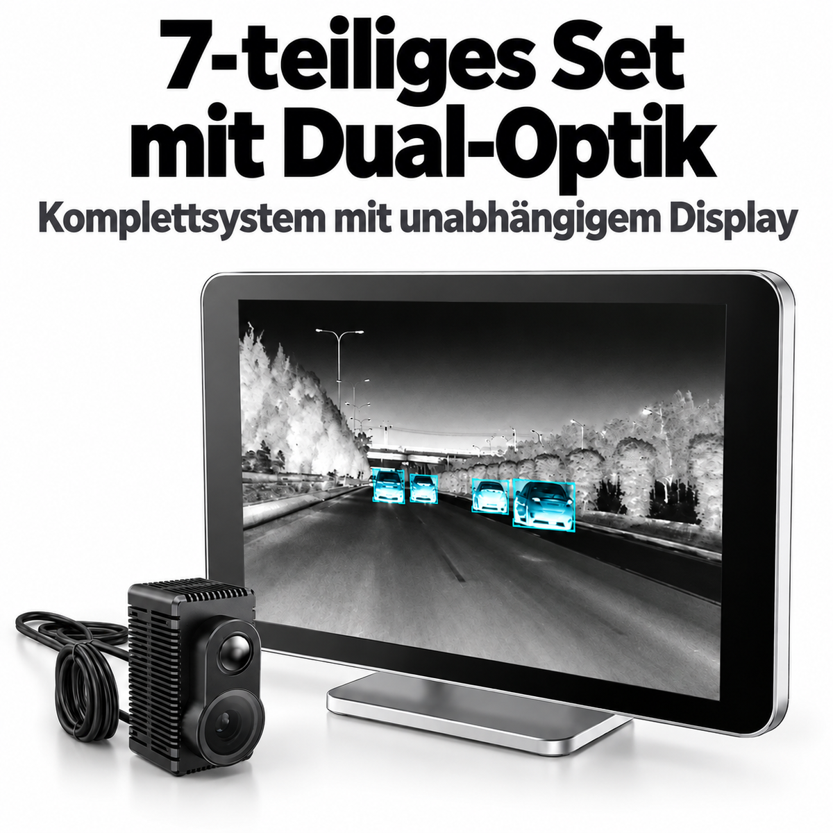 Auto-Nachtsichtkamera mit Wärmebild – Infrarot-Nachtsichtsystem für Fahrzeuge